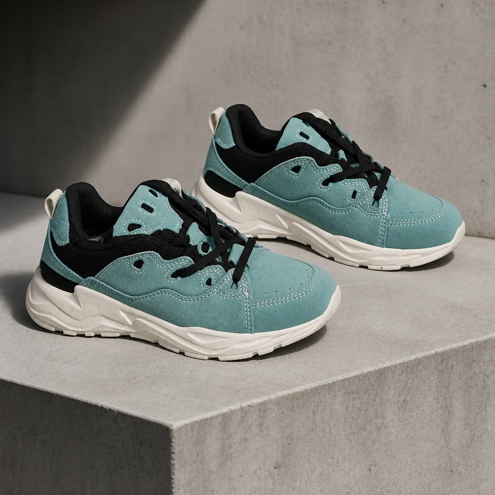 NWOB Girls Lace up Sneakers Size EU37 US 5- 5.5